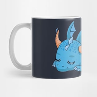 Cute Baby Sleeping Dragon Mug